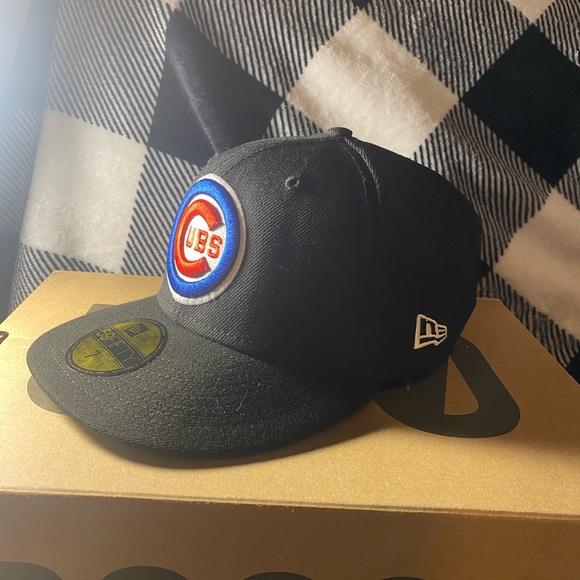 Hat Heaven Chicago Cubs Black New Era 59fifty Fitted! - Picture 2 of 3